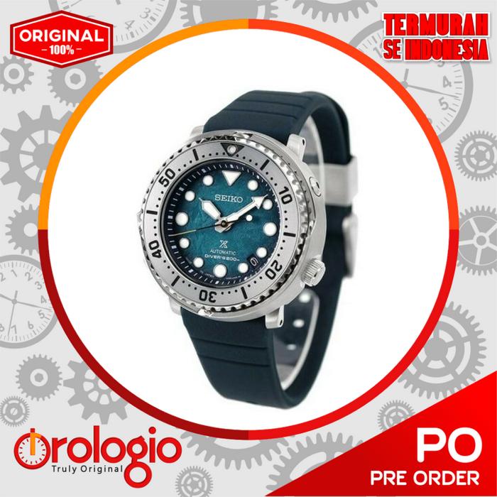 Seiko Prospex Divers Tuna Antartica Silicone Strap Watch SRPH77