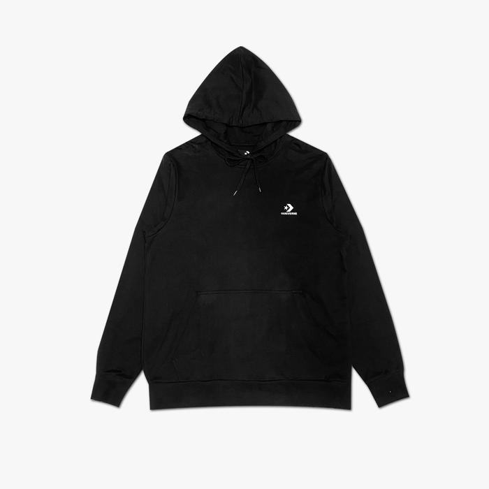 Converse Mens Star Chevron Hoodie Black Original (PT MAP)