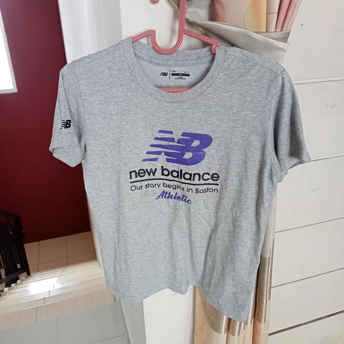 kaos new balance original anak usia 9-12 tahun cowok cewek
