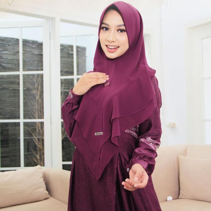 Khimar Kolibri 2022 Jilbab Dewasa Ied Luxury Series by WNJ