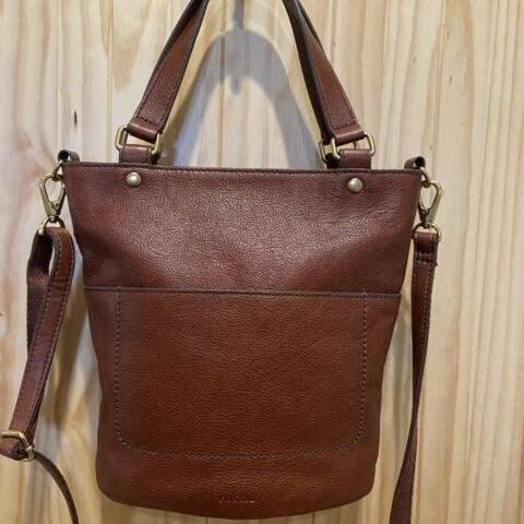 Fossil Amelia Small Bucket Brandy Bag