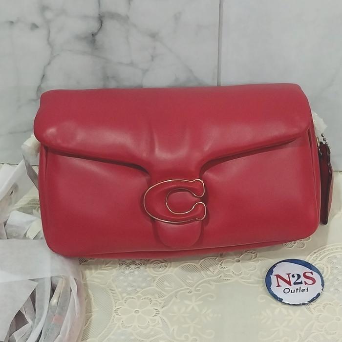 coach tas wanita C 53 pillow tabby large original red