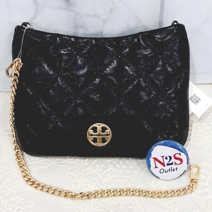 tory burch tas wanita TB 12 willa zip top original black
