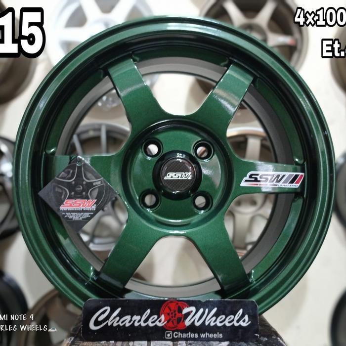 Velg Ssw Te37 Hijau Ring15
