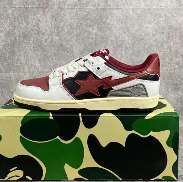 A Bathing Ape Bape SK8 Sta Red