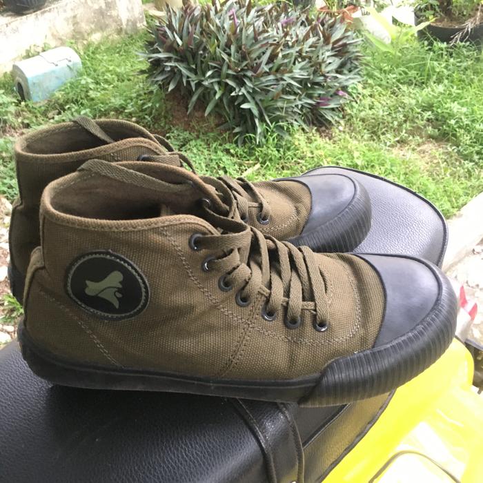 Sepatu Brodo Vulcan Hi Olive