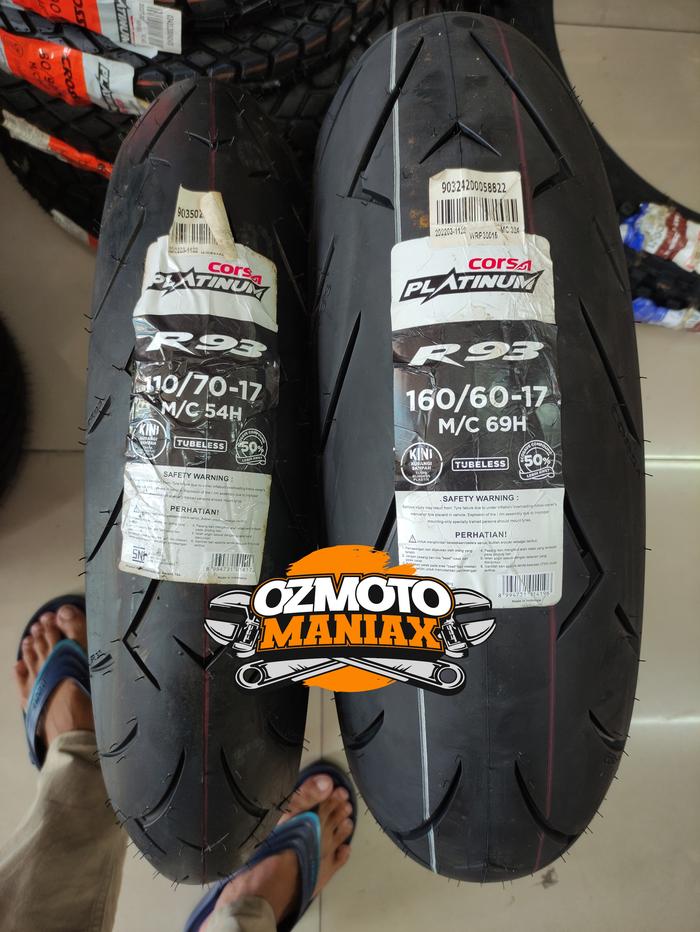 Paket Ban Corsa R93 Size 110/70-17 & 160/60-17