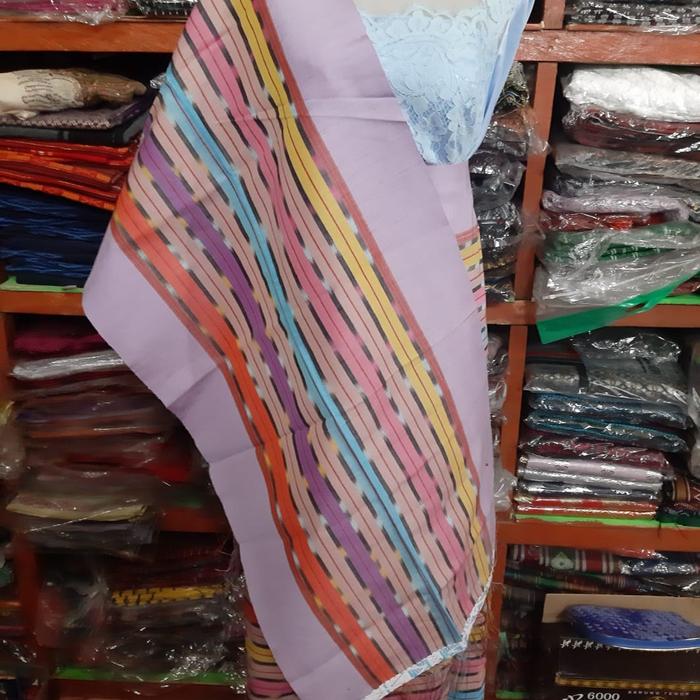 SONGKET BATAK ULOS HARUNGGUAN UNGU MANDAR TENUN TANGAN TARUTUNG