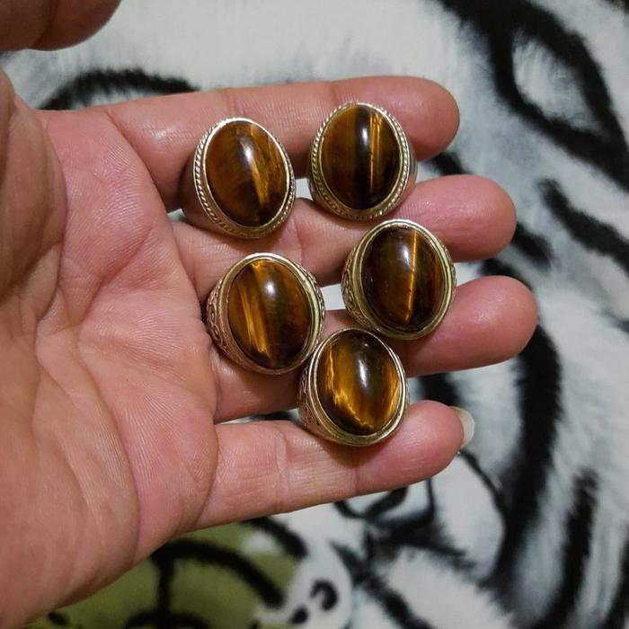 Cincin Tiger eye Aktif Kekebalan