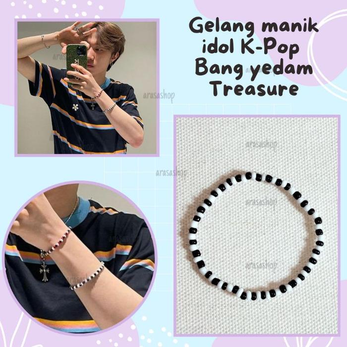 Bang yedam beads bracelet | gelang manik kpop korea | gelang tangan