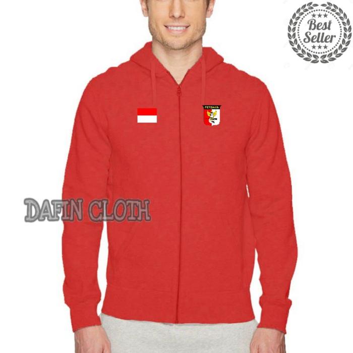 Jaket Hoodie Zipper Pria Menembak Perbakin Indonesia