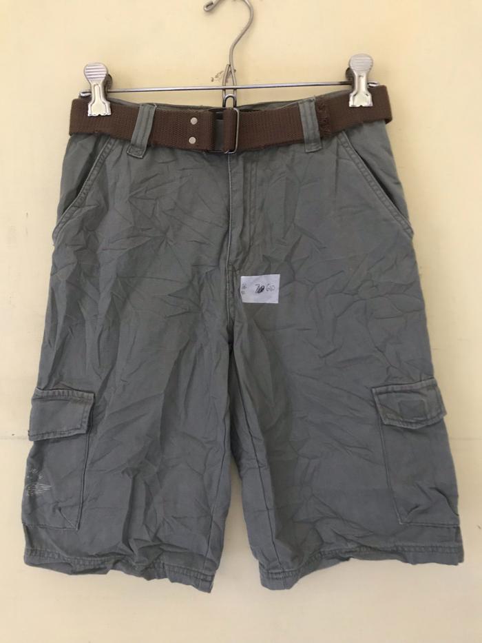 Celana chino pria Calvin Klein jeans hijau army