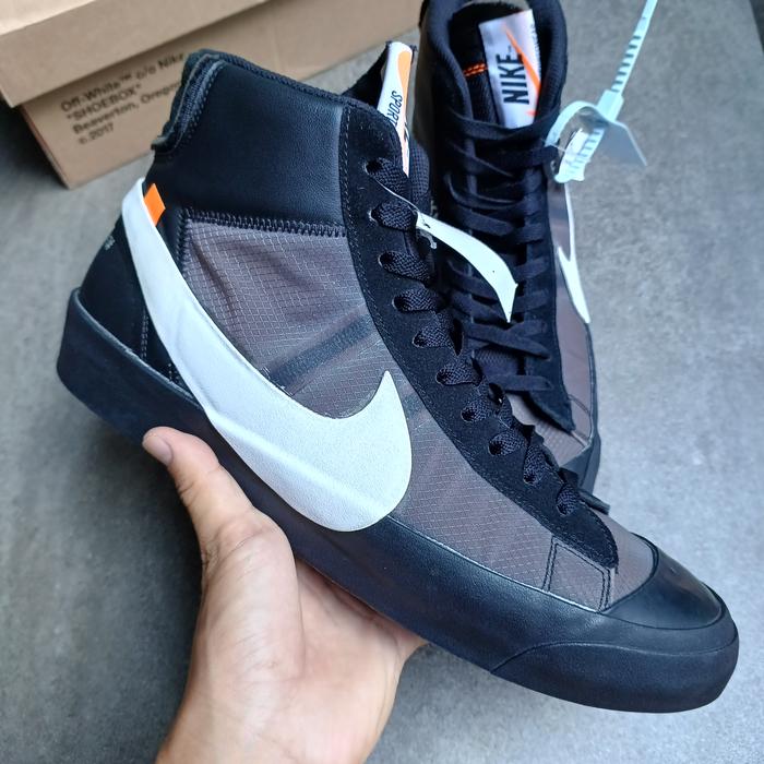 Nike Blazer Mid Off-White Black Grim Reaper || off white