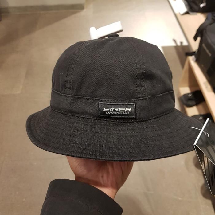 TOPI WANITA EIGER AGATE BUCKET HAT WS - BLACK