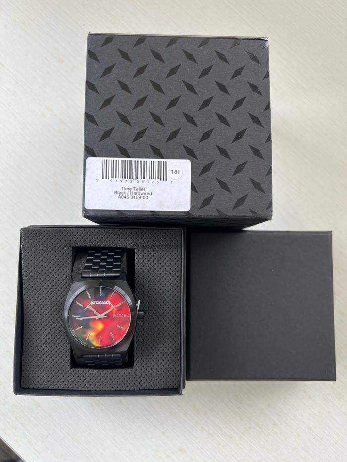 Nixon Metallica Time Teller Hardwired Official Merchandise