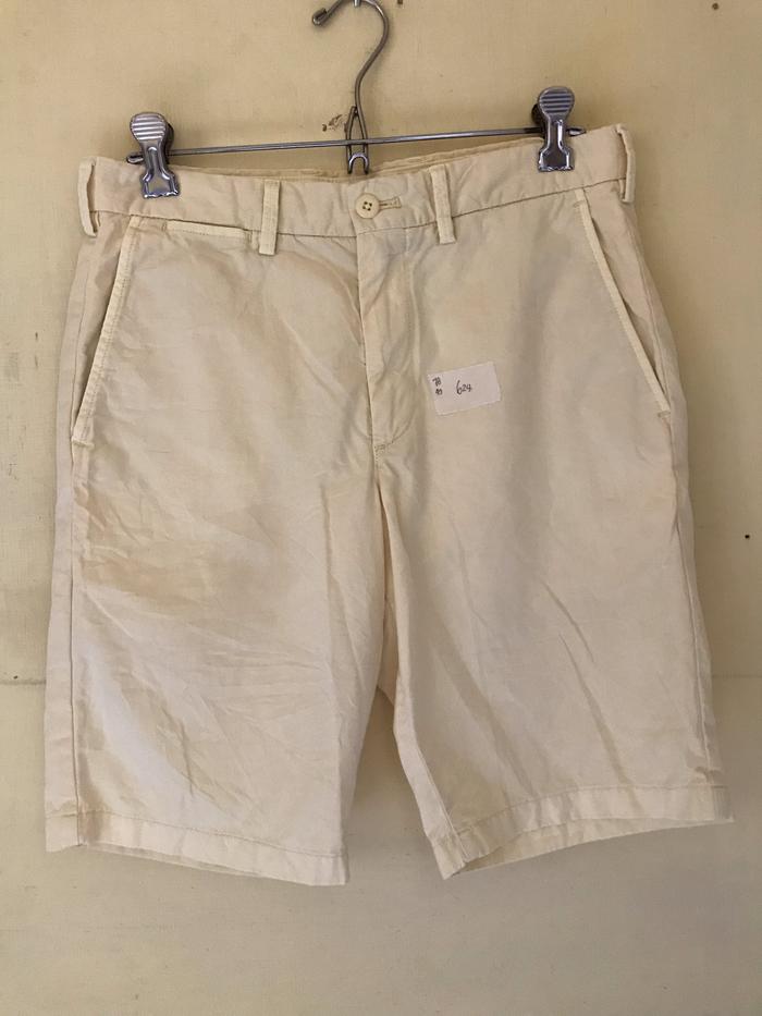 Celana chino pria Uniqlo Original Second kuning