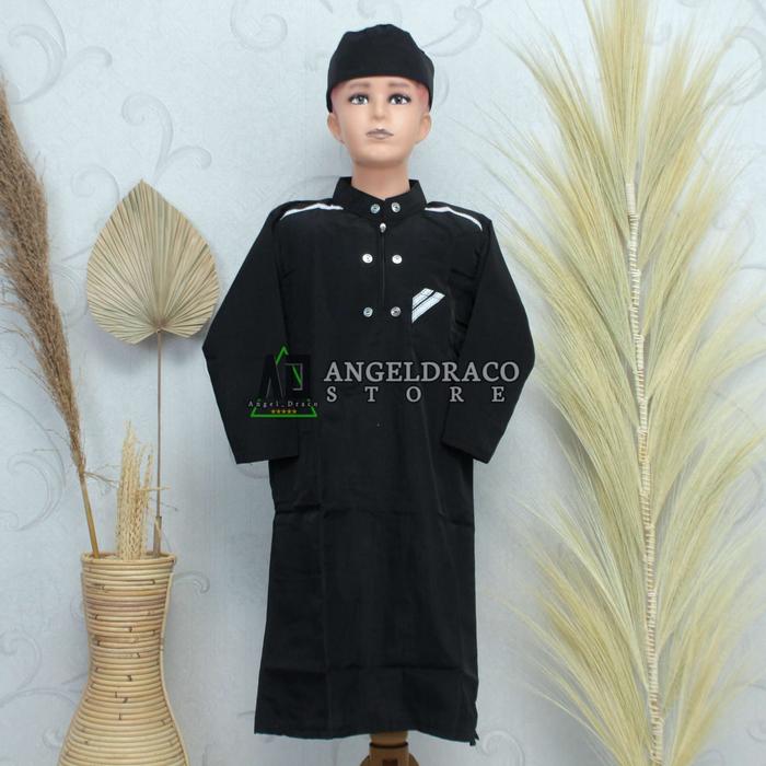 Jubah Anak Hitam / Gamis Anak Hitam / Jubah Anak / Gamis Anak