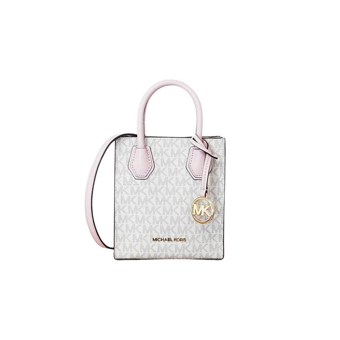 Tas Wanita Branded MK Mercer XS Logo Crossbody Bag - Blush Multi