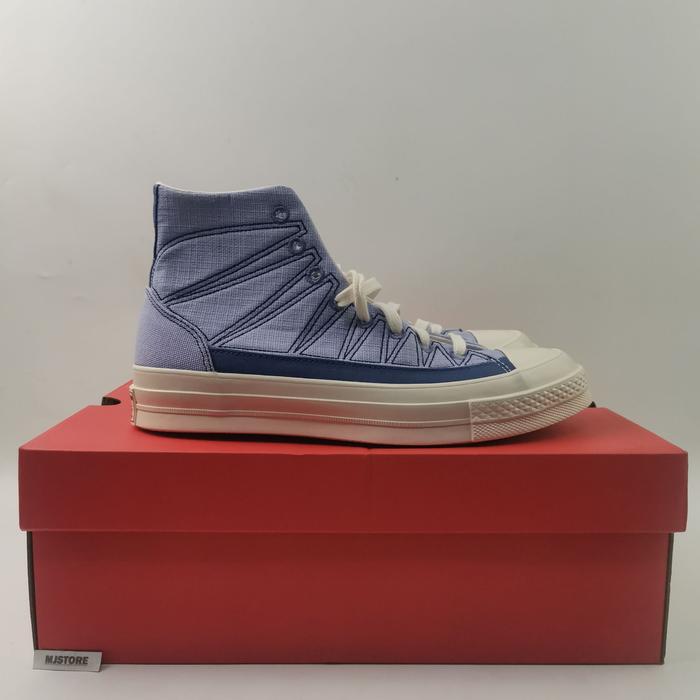 SEPATU CONVERSE CHUCK 70S HIKING STITCHED MEN'S SNEAKERS - BLUE Map