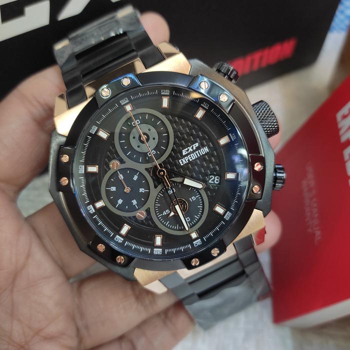 Jam PRIA ORIGINAL EXPEDITION EXP E 6385 M All Stainless