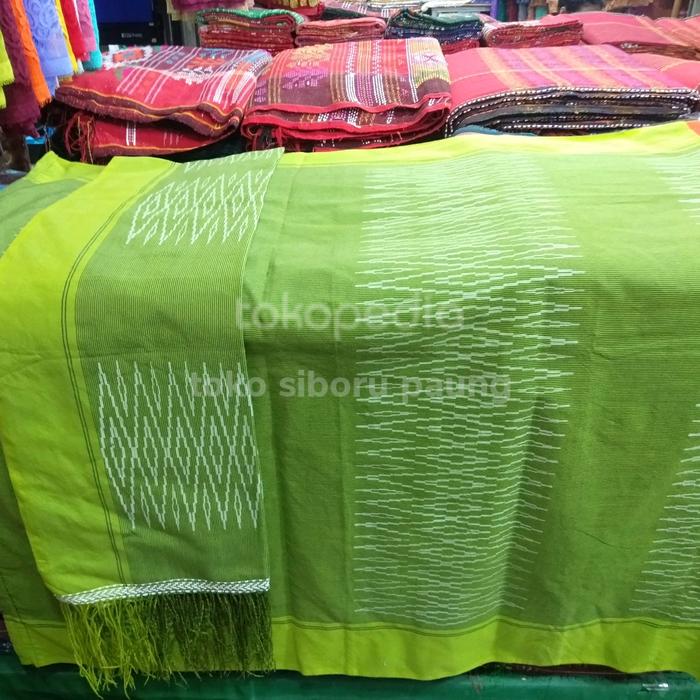 songket Tarutung sibolang rasta KW2 warna hijau alpukat