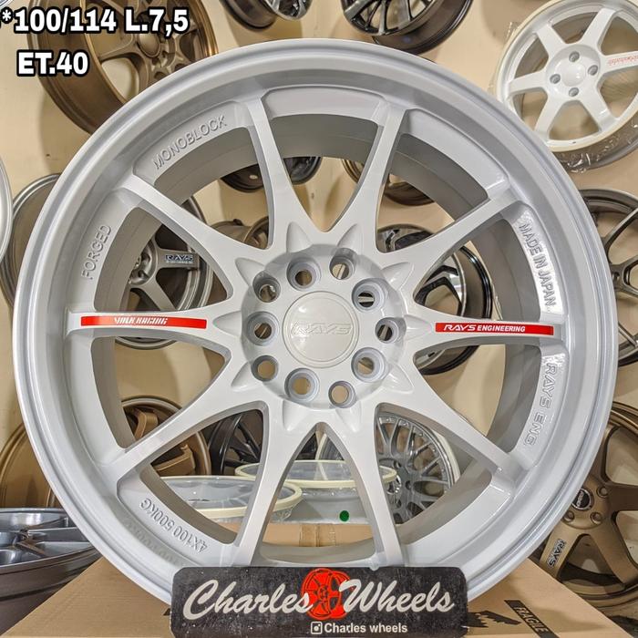 Velg ce28 Putih ring17 import