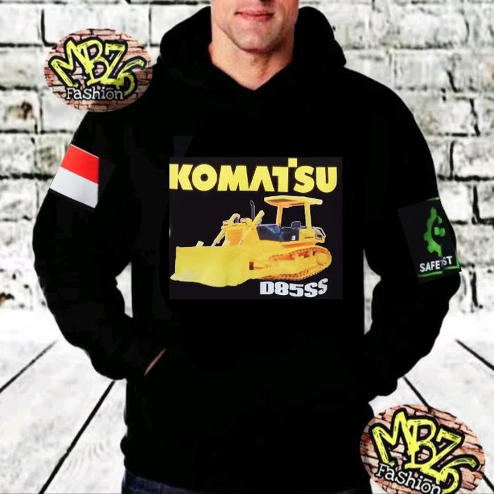Hoodie Jumper sablon DTF Doozer Komatsu D85ESS