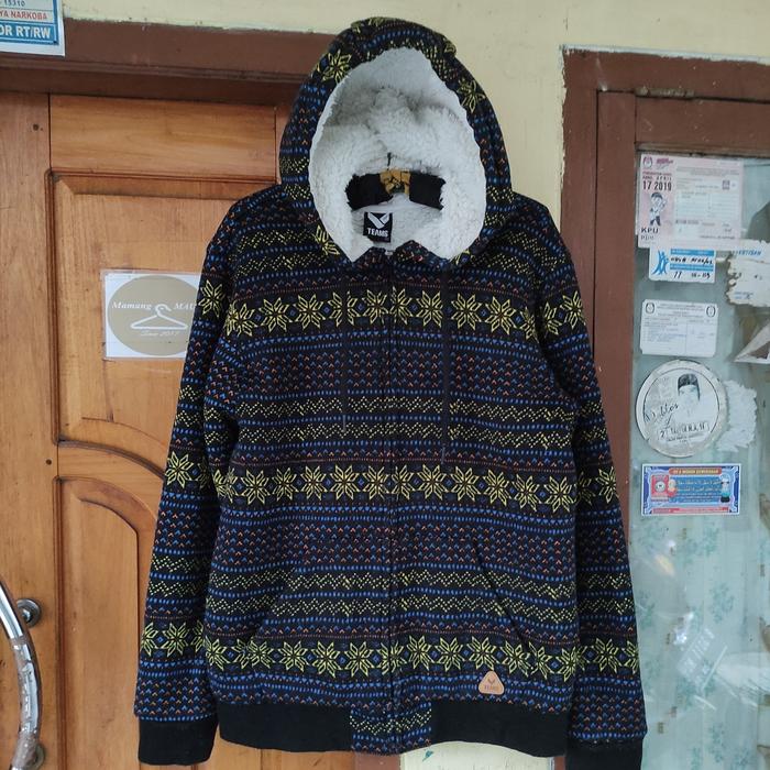 Jual Zipper Hoodie Knitting Navajo Teams Polham Size M