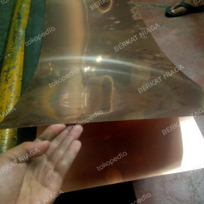 Plat Tembaga Lembaran 2mm 100mmx 120cm