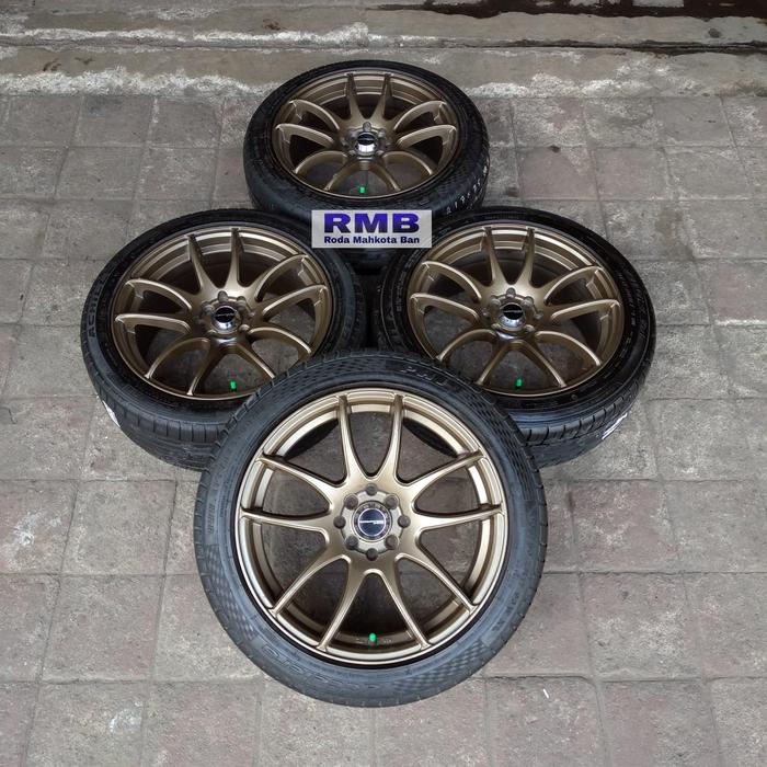 VELG MOBIL RACING BEKAS RING 17 + BAN AVANZA LIVINA FREED VIOS