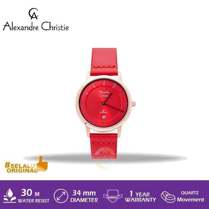 Jam Tangan Alexandre Christie AC 8639 LD LRGRE Wanita Original Murah