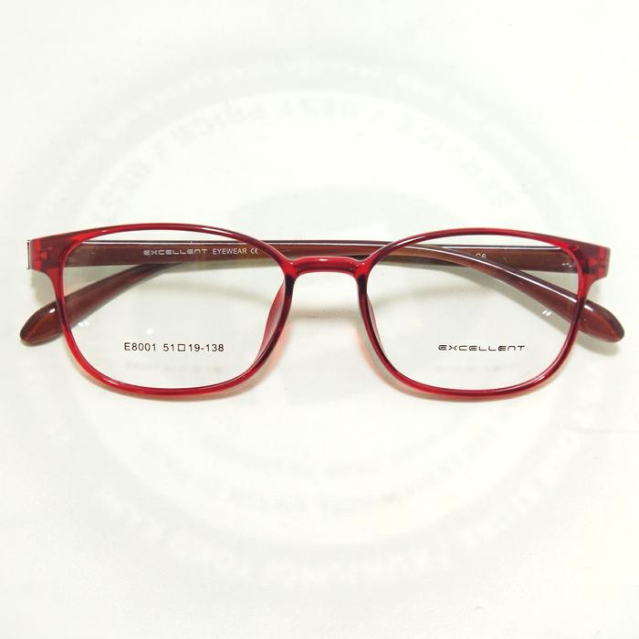 Frame Kacamata Pria & Wanita - Excellent E8001 KP
