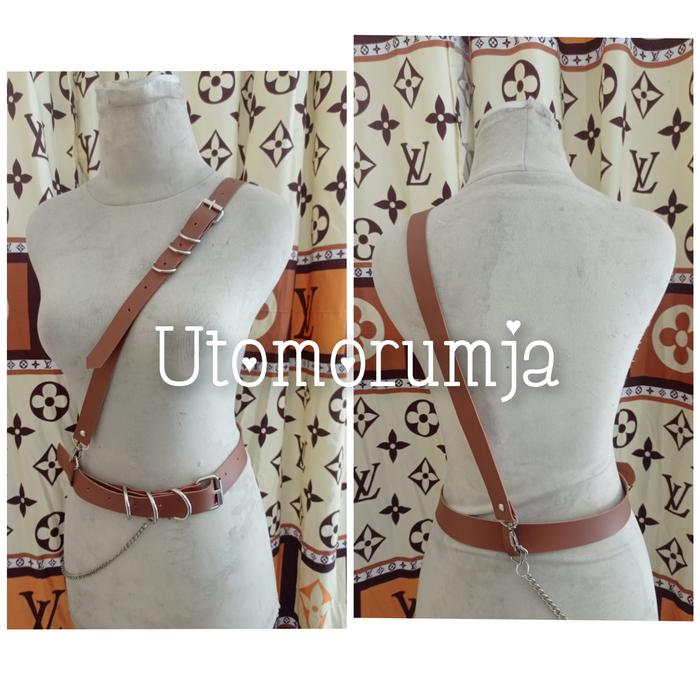 utomOls Body Belt / Harness Fashion / Belt Punk korea Harajuku Gothic