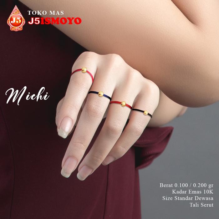 Cincin Emas 10 Karat Tali Mici J5 Ismoyo