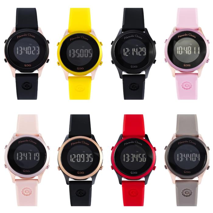 JAM TANGAN WANITA ALEXANDRE CHRISTIE AC 9363 / AC9363 RUBBER ORIGINAL