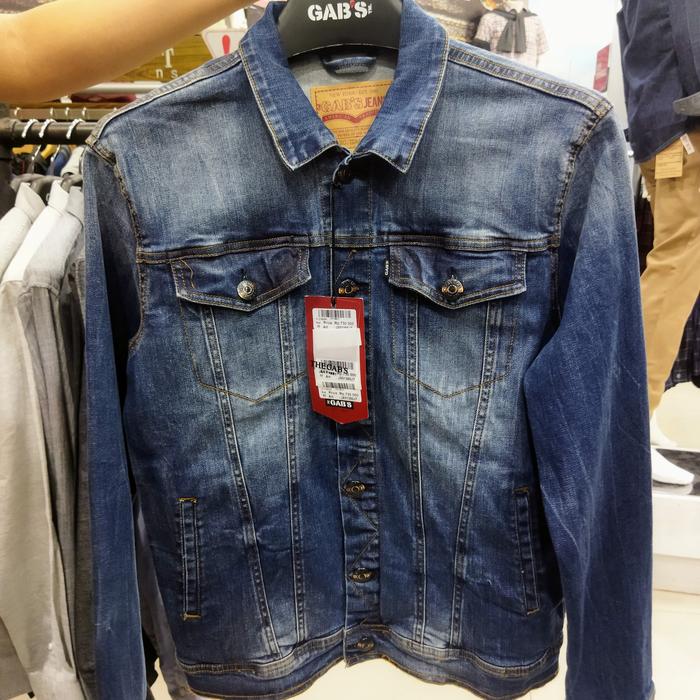 JAKET DENIM DILAN PRIA THE GAB'S GABRIELLE ORIGINAL