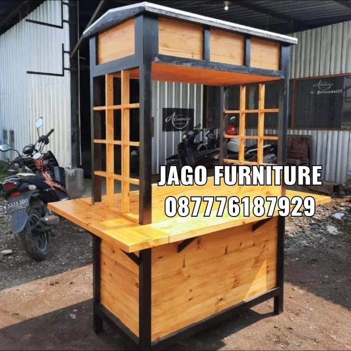 booth jati belanda portable promo / booth usaha jualan minuman / booth