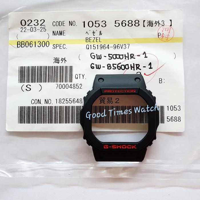BEZEL G-SHOCK GW 5000HR GW B5600HR GW 5000 GW B5600 CASIO ORIGINAL