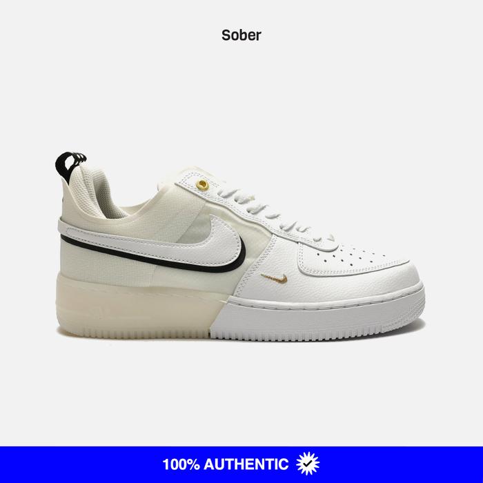 Nike Air Force 1 React Low White Sail Black