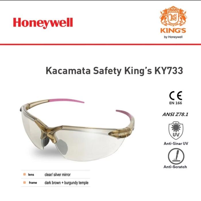 Kacamata King's KY733 Clear Silver Mirorr