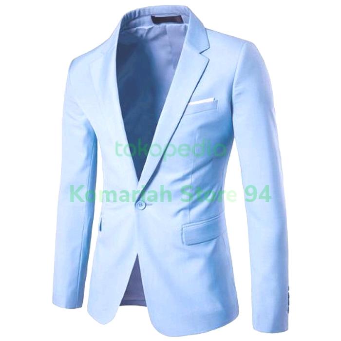 Jas biru muda / Jas formal biru muda