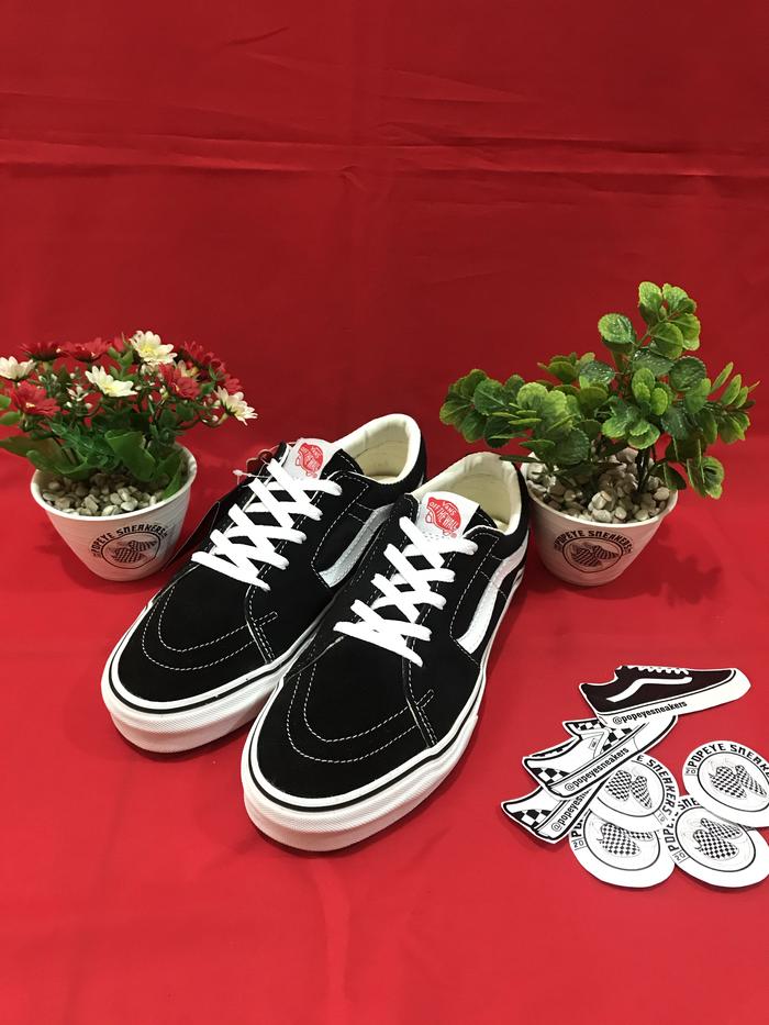 VANS SK8 LOW BLACK WHITE WAFFLE EVB