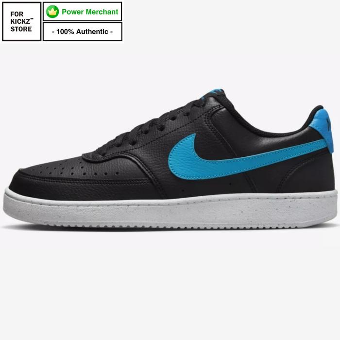 NIKE COURT VISION LOW BLACK LASER BLUE