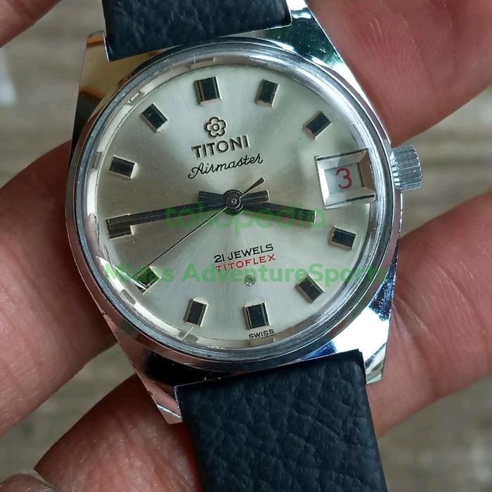 jam tangan manual TITONI AIRMASTER original vintage lawas mido seiko