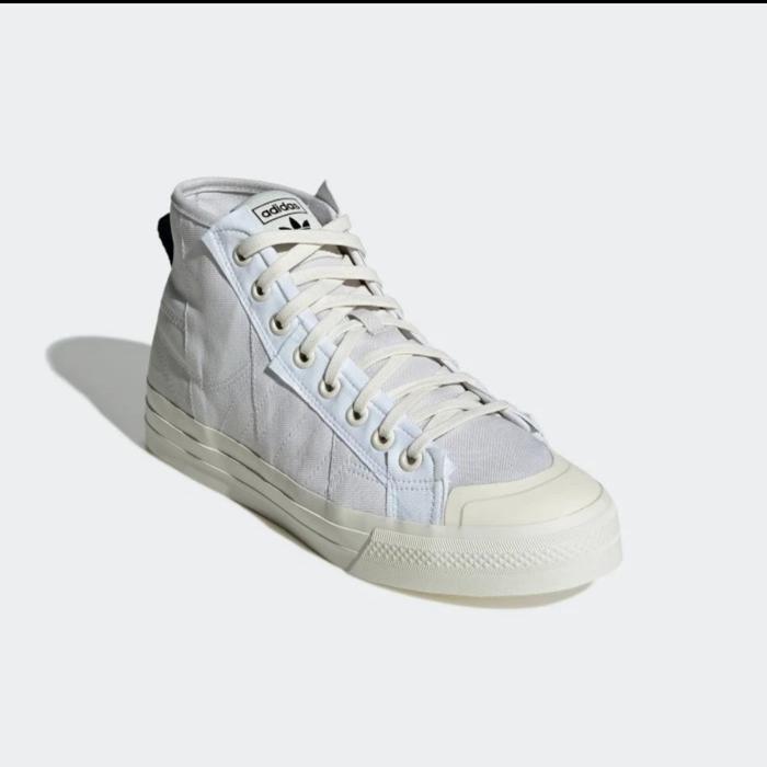 Sepatu Adidas Nizza Hi Parley Triple White Original