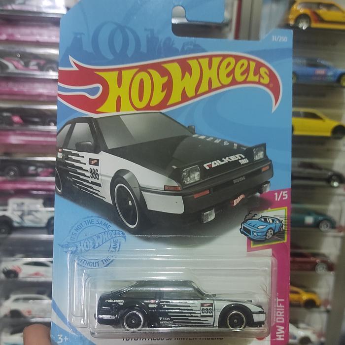 HOT WHEELS Toyota AE86 Sprinter Trueno Hitam