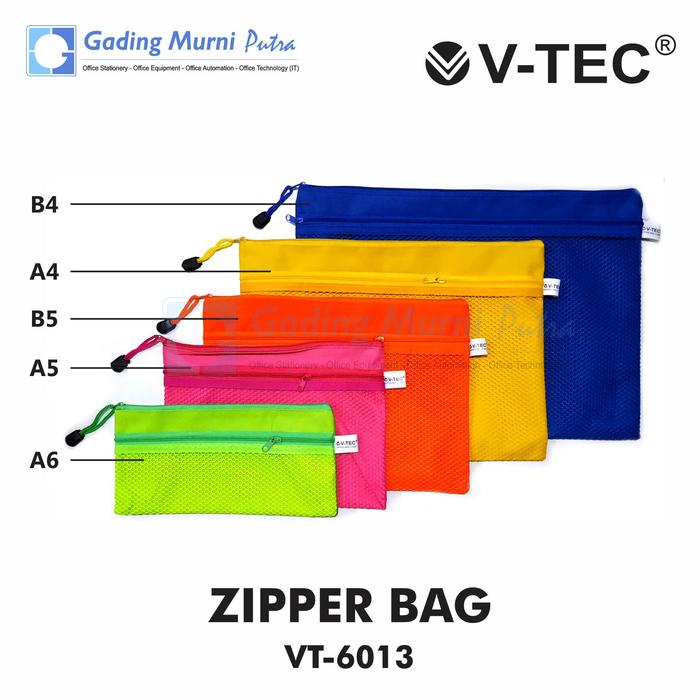 Zipper Document Dokumen Bag Merk V-TEC VT-6013