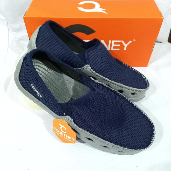 sepatu slip on karet pria Courtney original by ardiles