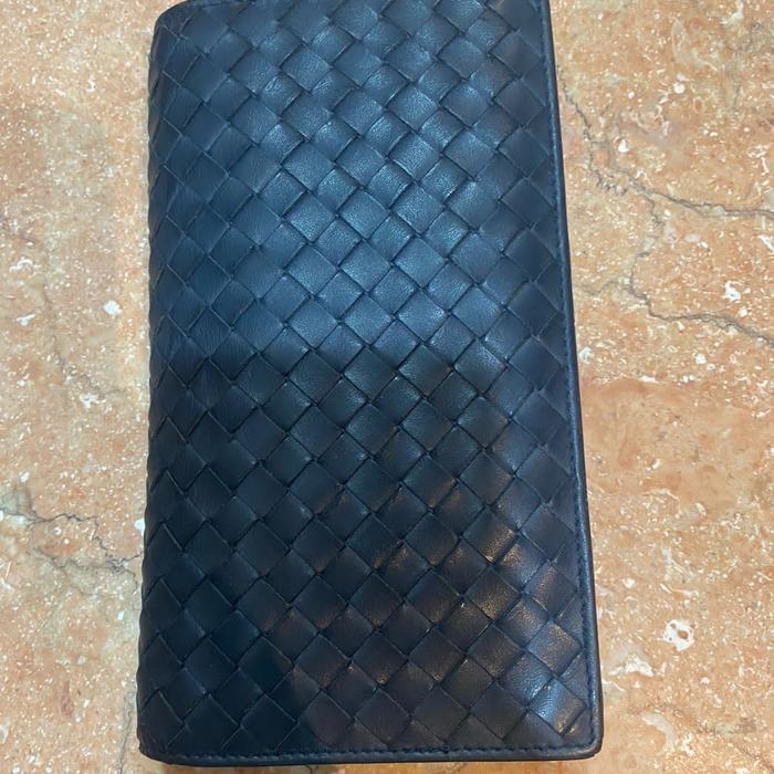 preloved bottega long wallet