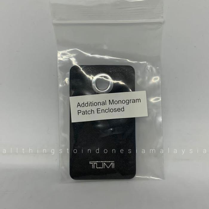 ASLI 100% TUMI Monogram Patch Black Colour